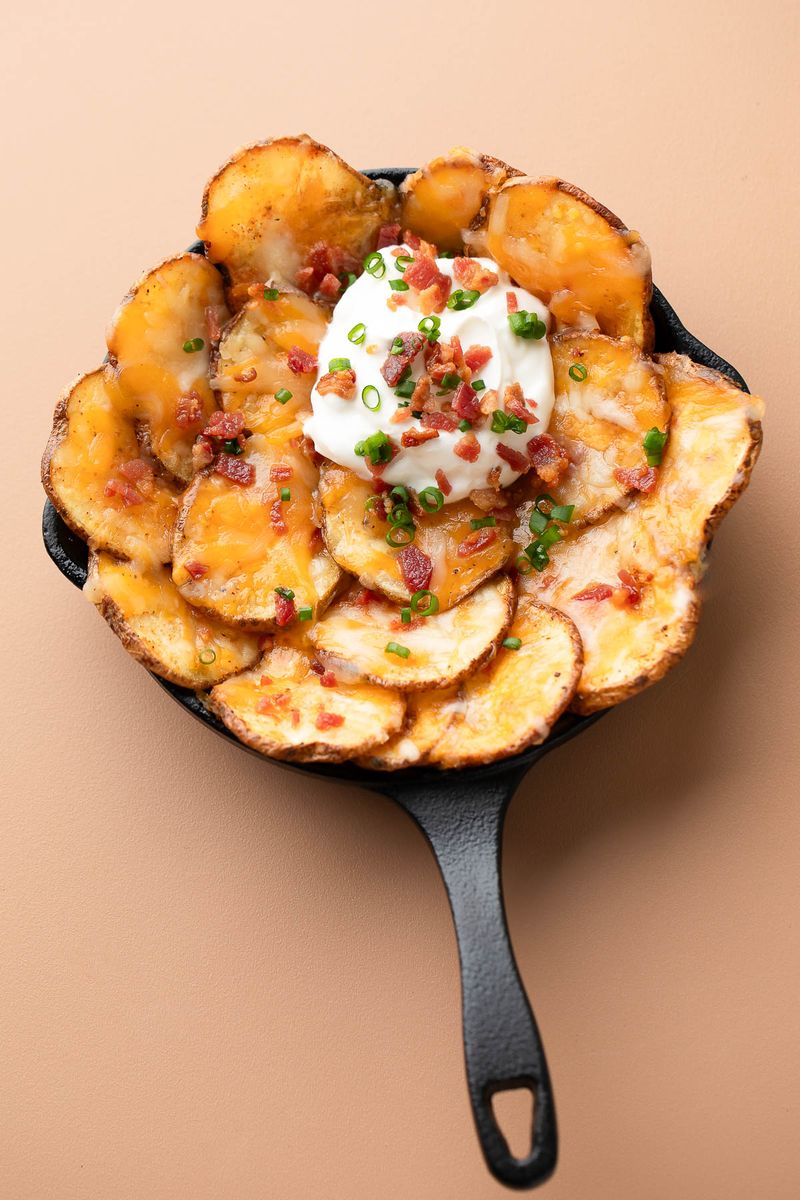Skillet Potato Nachos