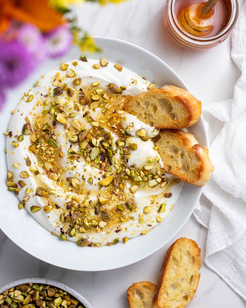 Whipped Feta with Pistachios