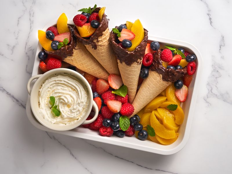 Fresh Fruit Cups With A Twist