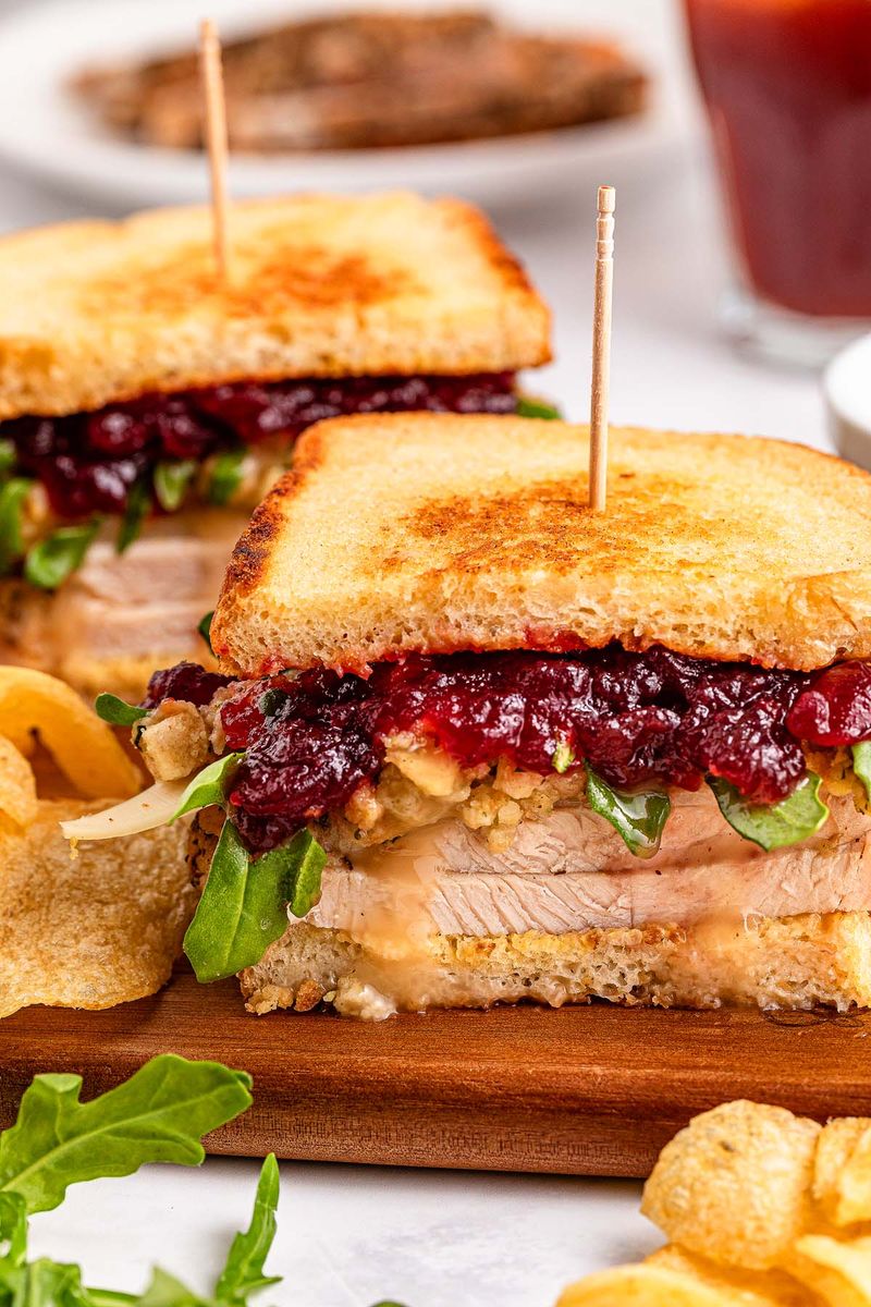 Turkey, Cranberry, and Stuffing