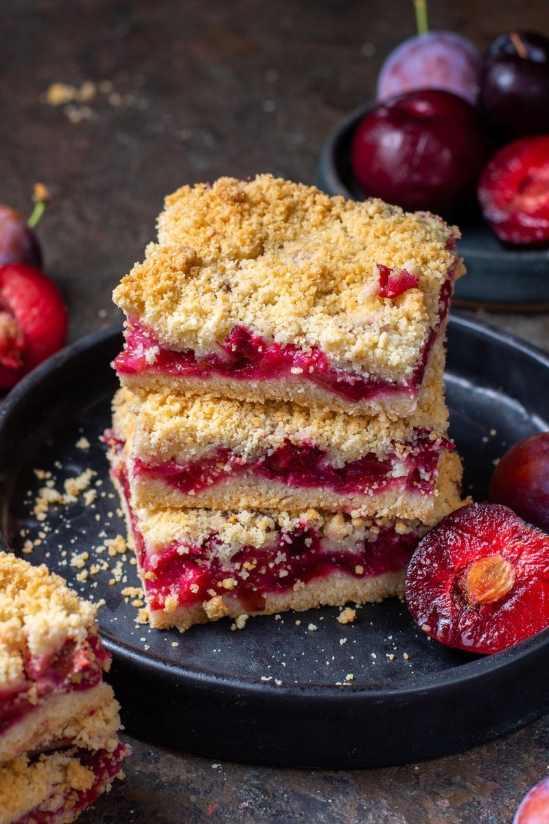Plum Streusel Bars
