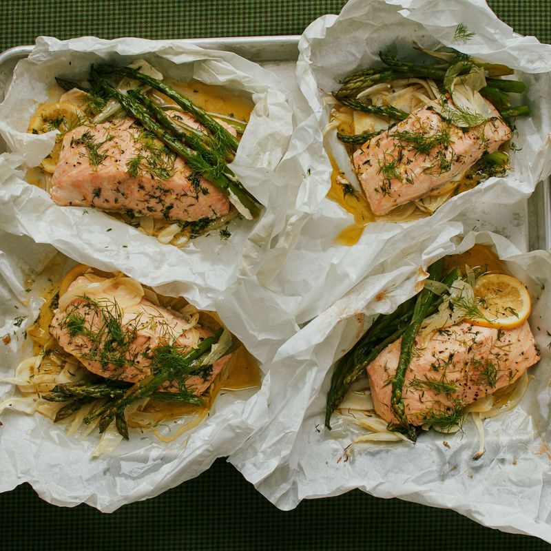Salmon en Papillote