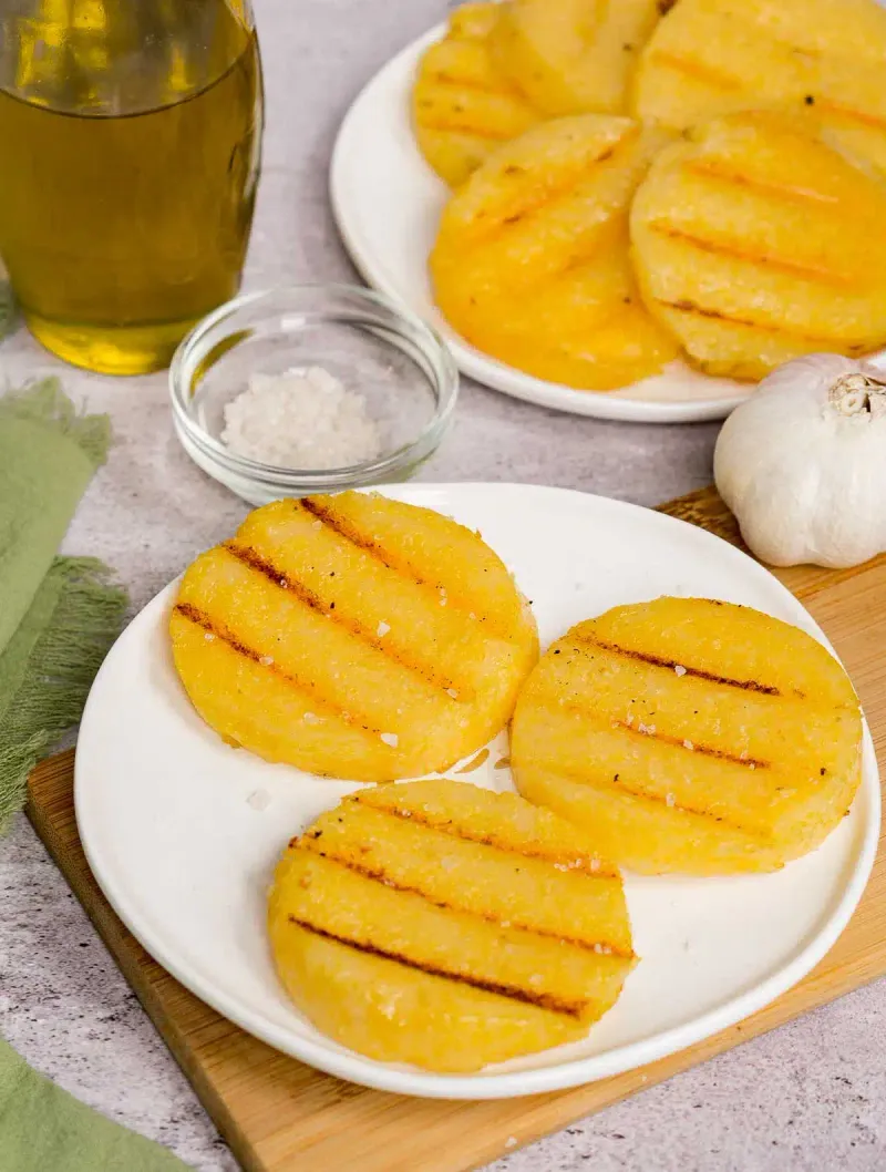 Grilled Polenta Rounds