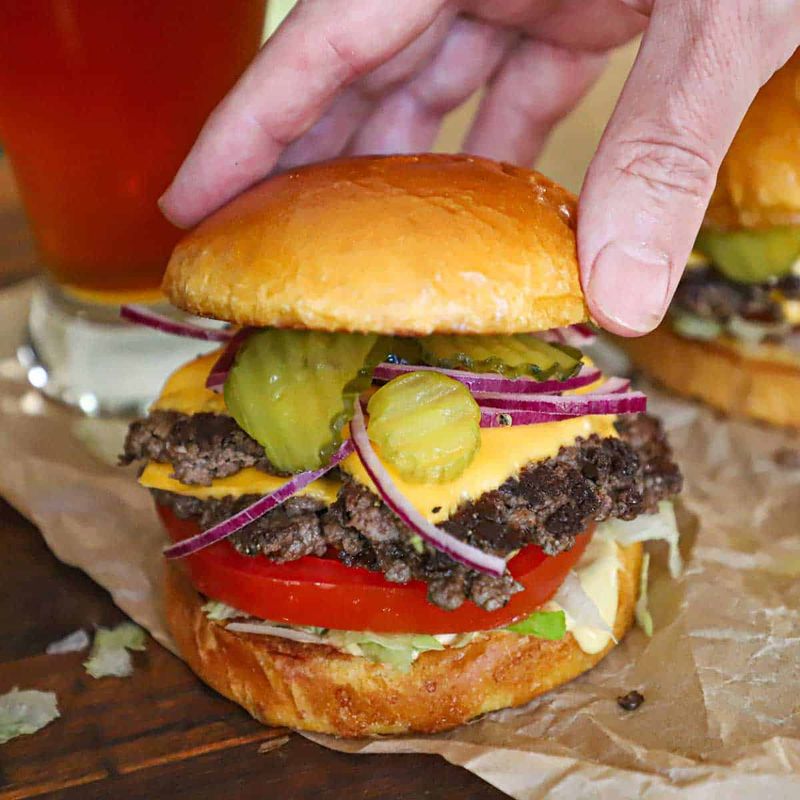 Big Mac-Style Smash Burgers