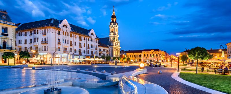 Romania: Historic Streets in Oradea and Sibiu