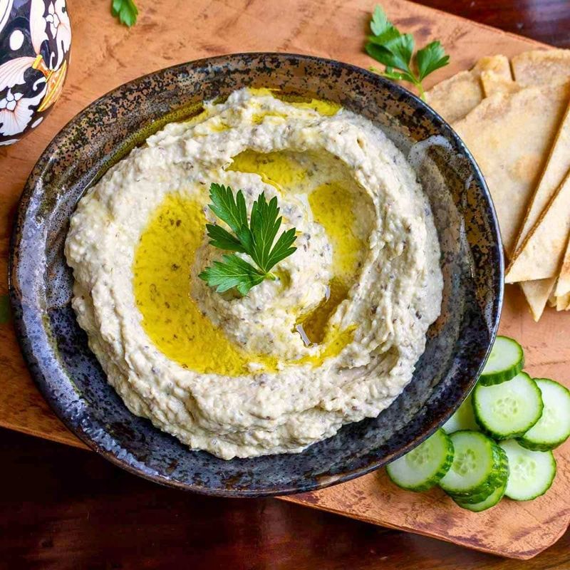 Eggplant Smoked Into Baba Ghanoush