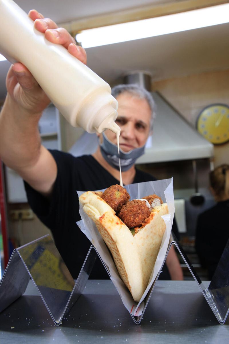Falafel in Tel Aviv and Cairo
