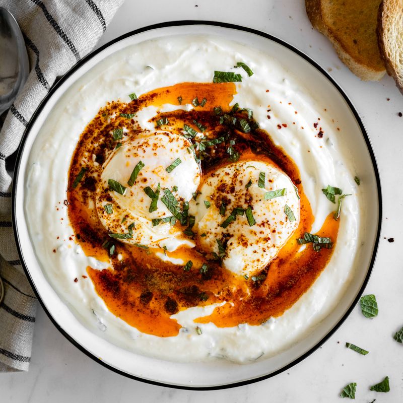 Turkish Eggs (Cilbir)