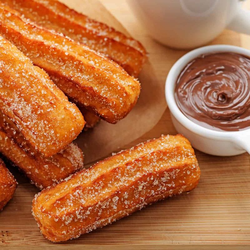Churros with Chocolate Dip