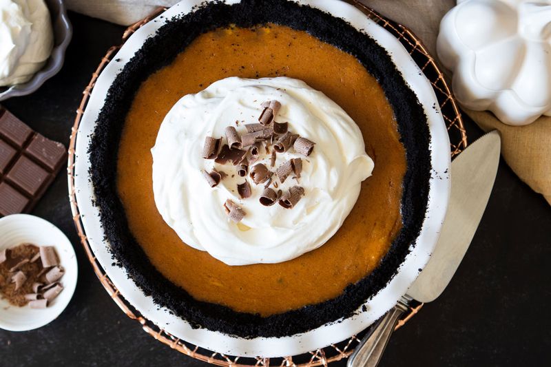 Chocolate Pumpkin Pie