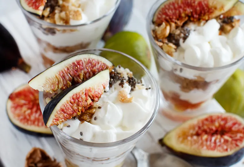 Fig and Honey Yogurt Parfait