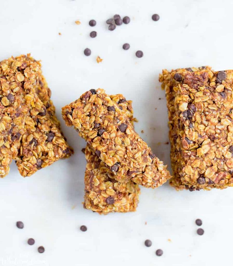 Pumpkin Chocolate Granola Bars