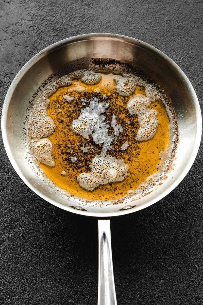 Brown Butter Bubbling Away