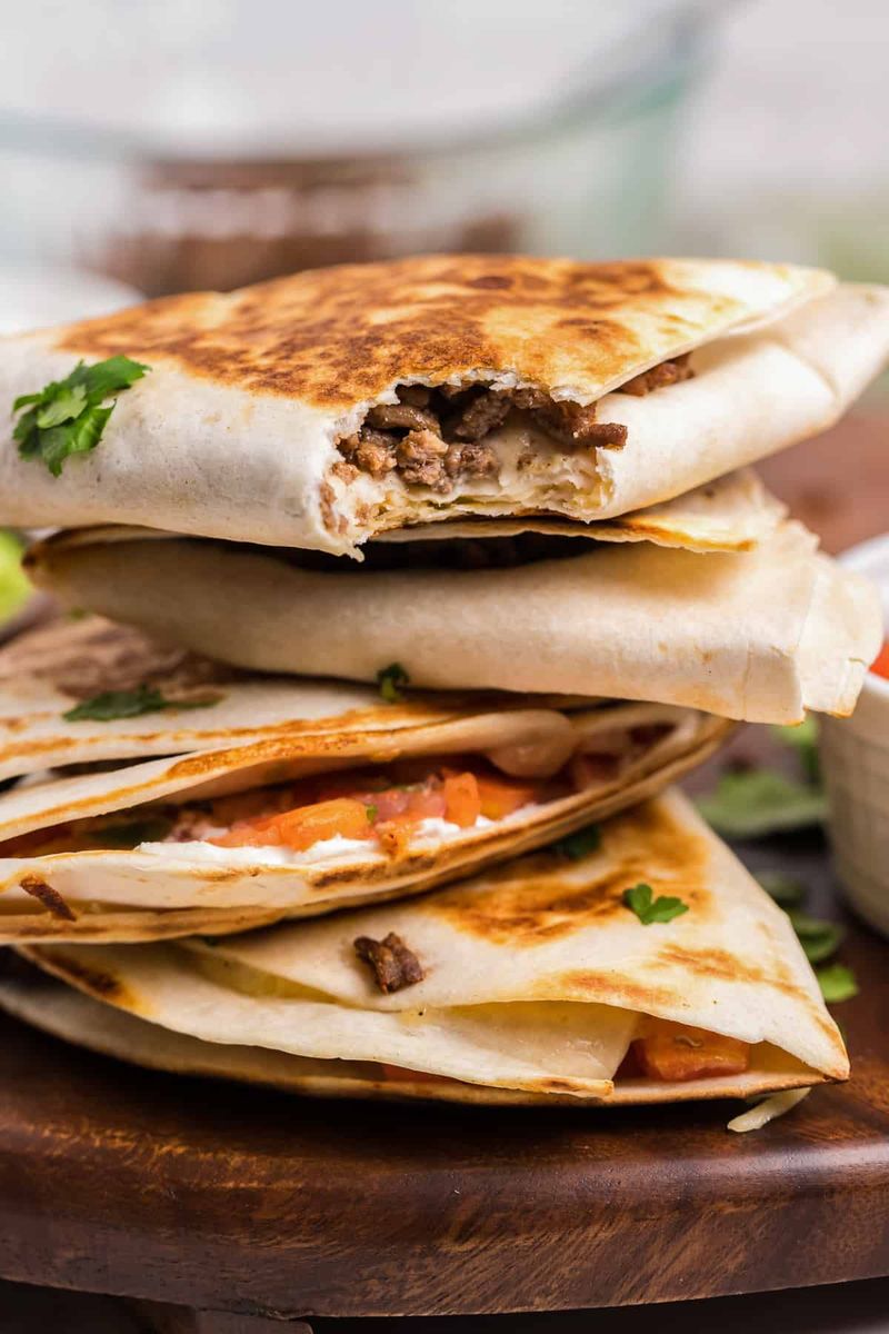 Folded Tortilla Wrap Hack