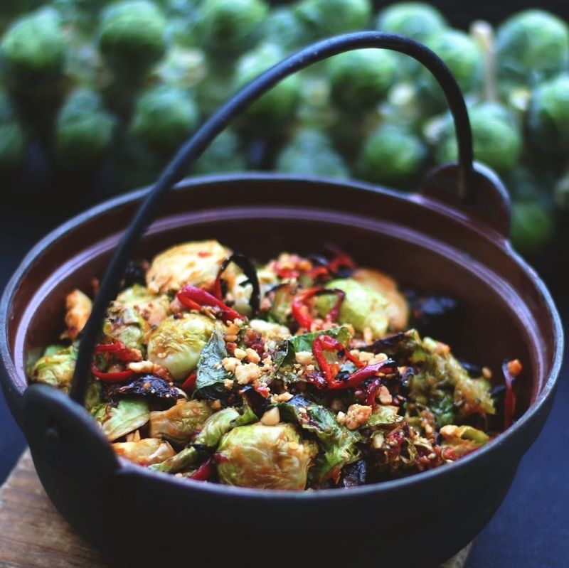 Brussels Sprouts Glazed in Vietnamese Style