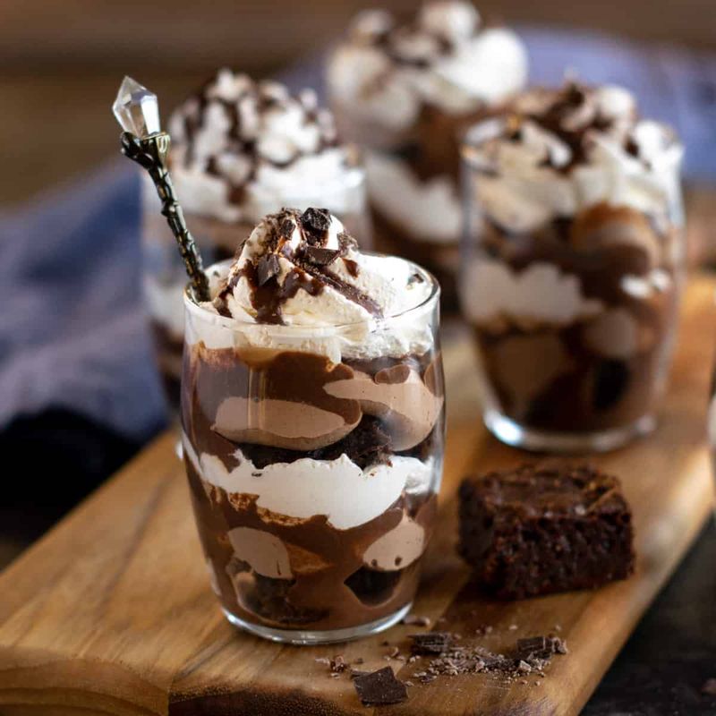 Brownie Trifle Cups