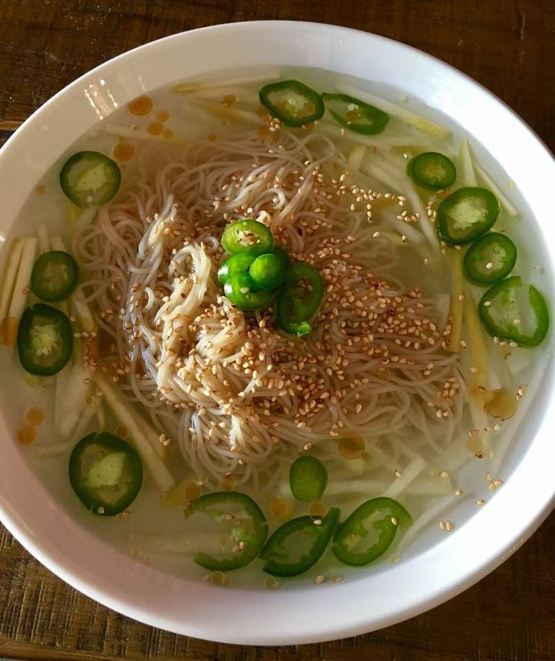 Dongchimi Guksu's Tangy Sip