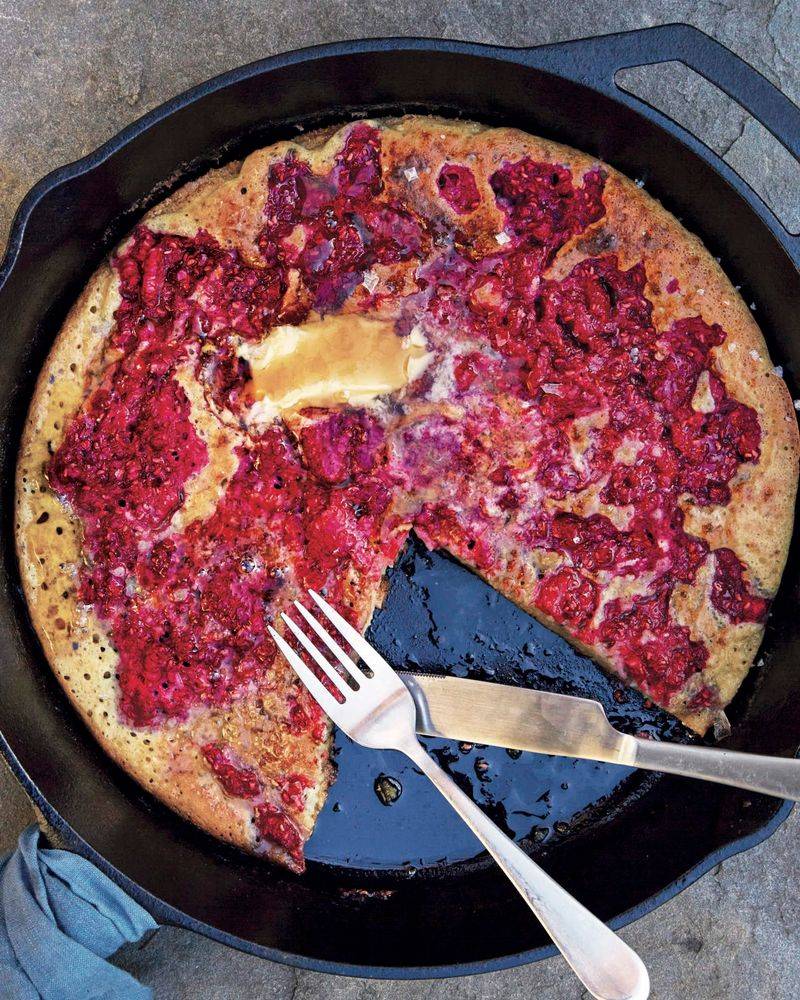 Rustic Raspberry Buttermilk Cake