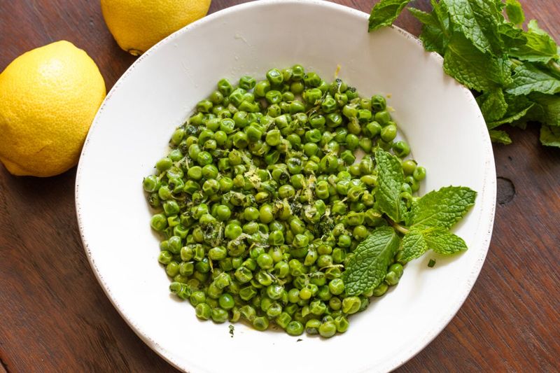 Garden Peas with Mint