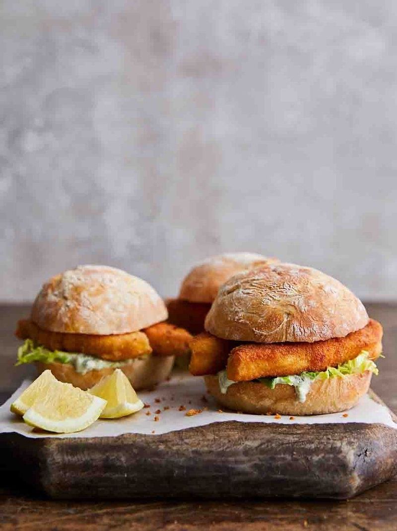Crispy Fish Finger Sandwich