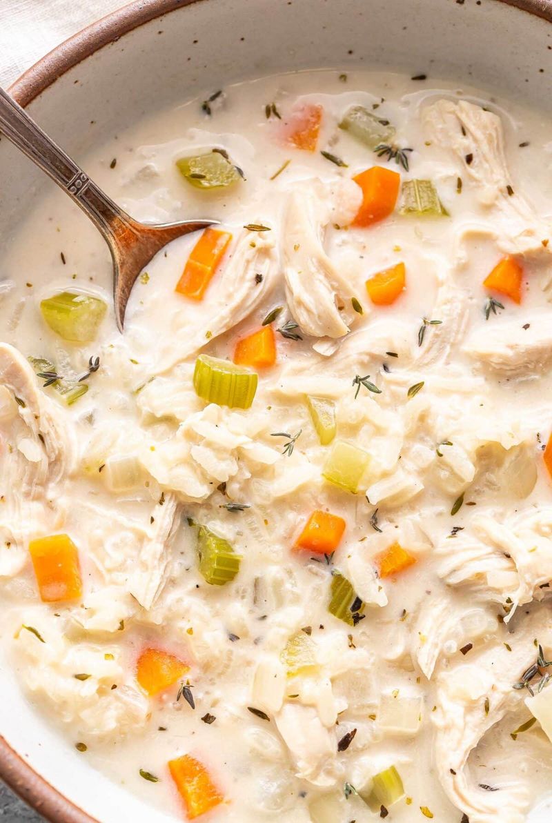 Creamy Chicken and Rice Soup