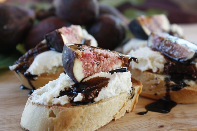 Ricotta And Fig Crostini