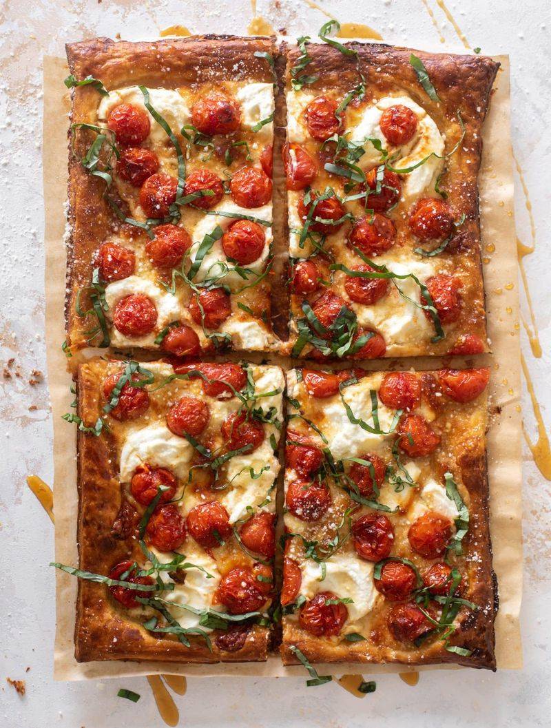 Roasted Tomato Ricotta Tart