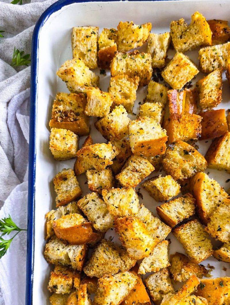 Bake Your Own Garlic Croutons