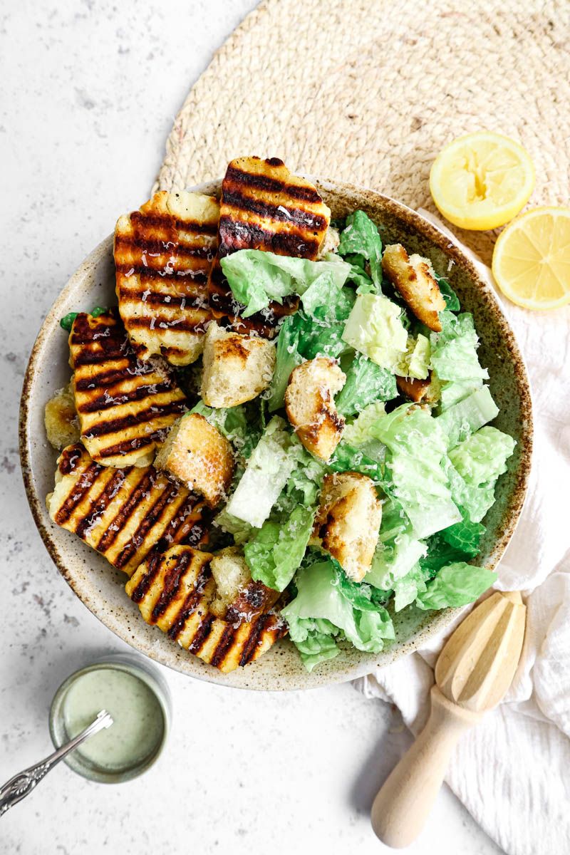 Halloumi Caesar Salad