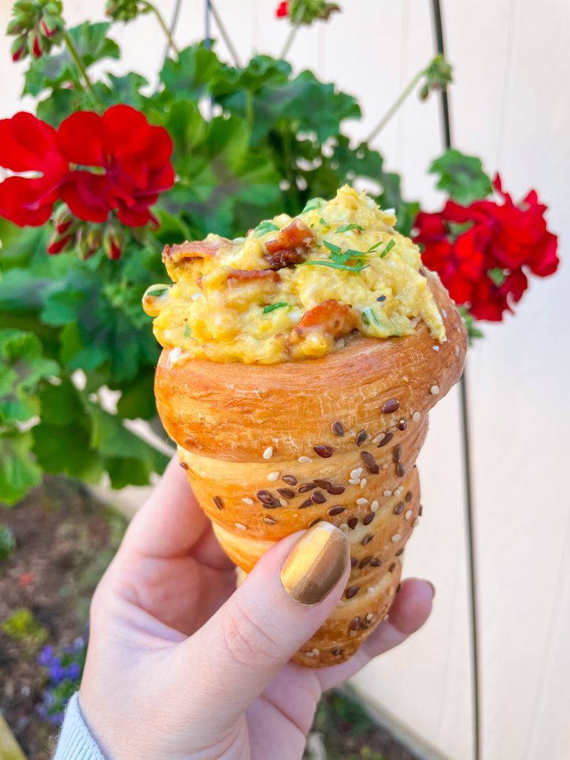 Breakfast Scramble Cones
