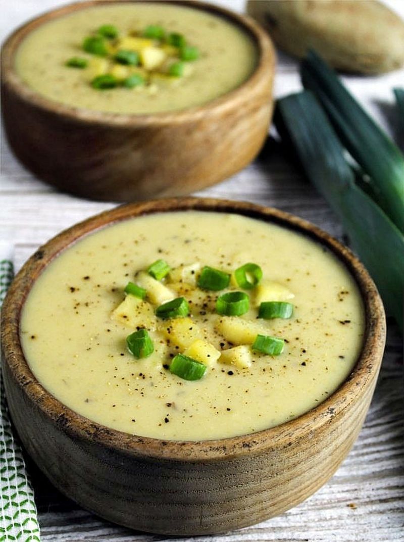 Loaded Potato Leek Soup