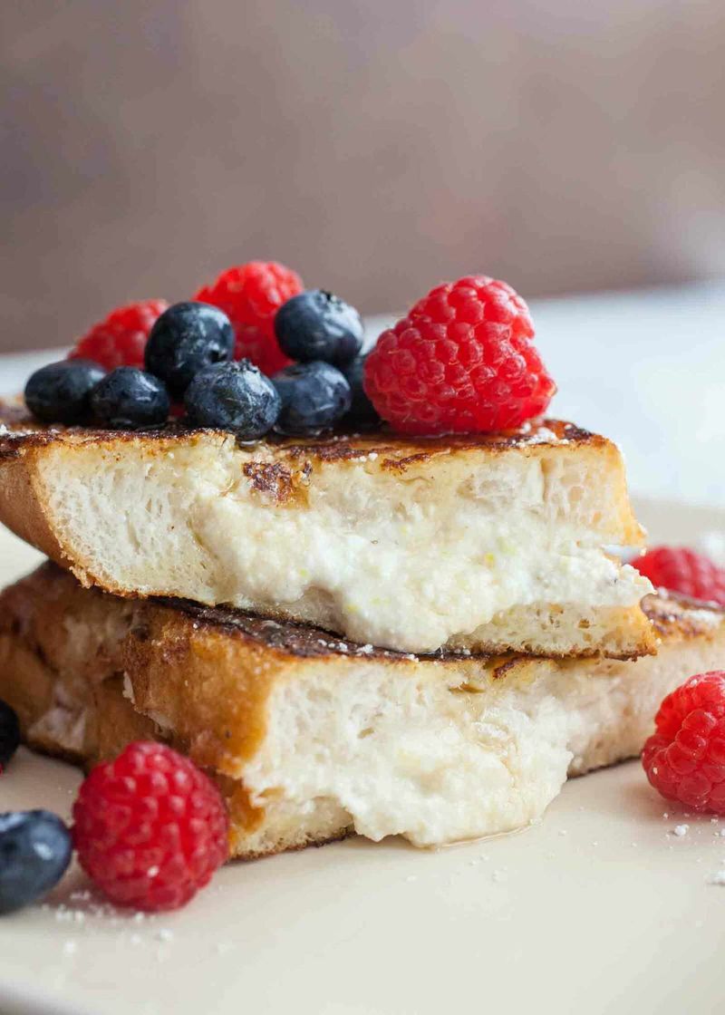Ricotta Stuffed French Toast