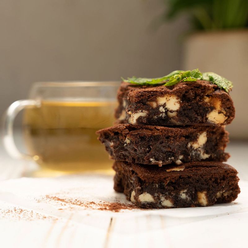 Peppermint Tea Brownies