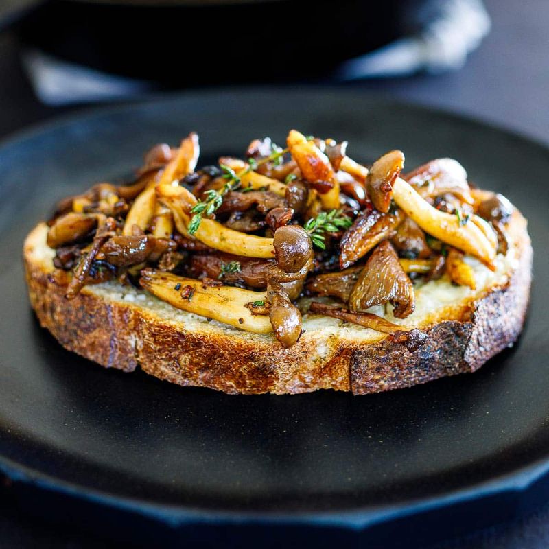 Thyme Mushroom Toast
