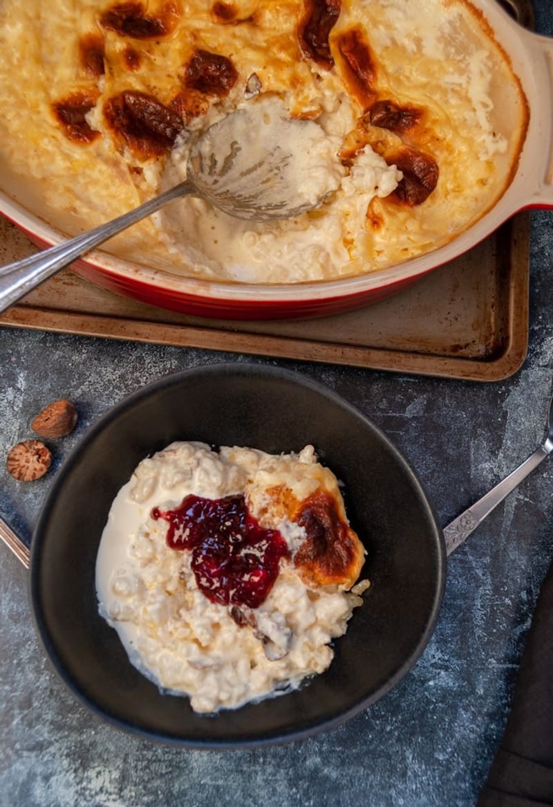 British Baked Rice Pudding