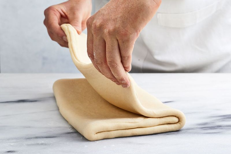 Laminating Dough for Croissants