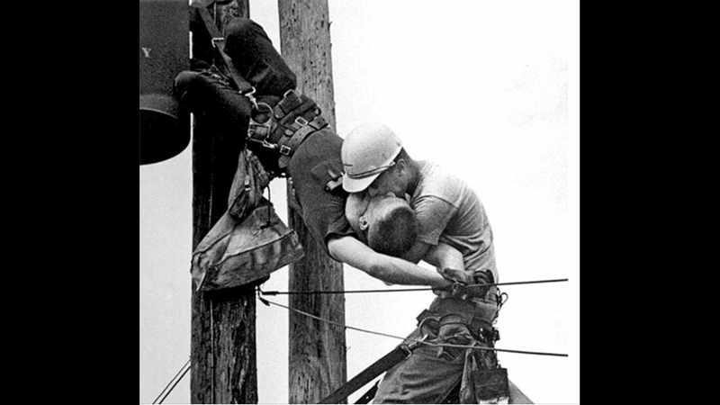 The Kiss of Life: Help Arrives Above the Street
