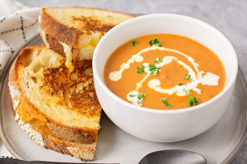 Tomato Soup and Grilled Cheese