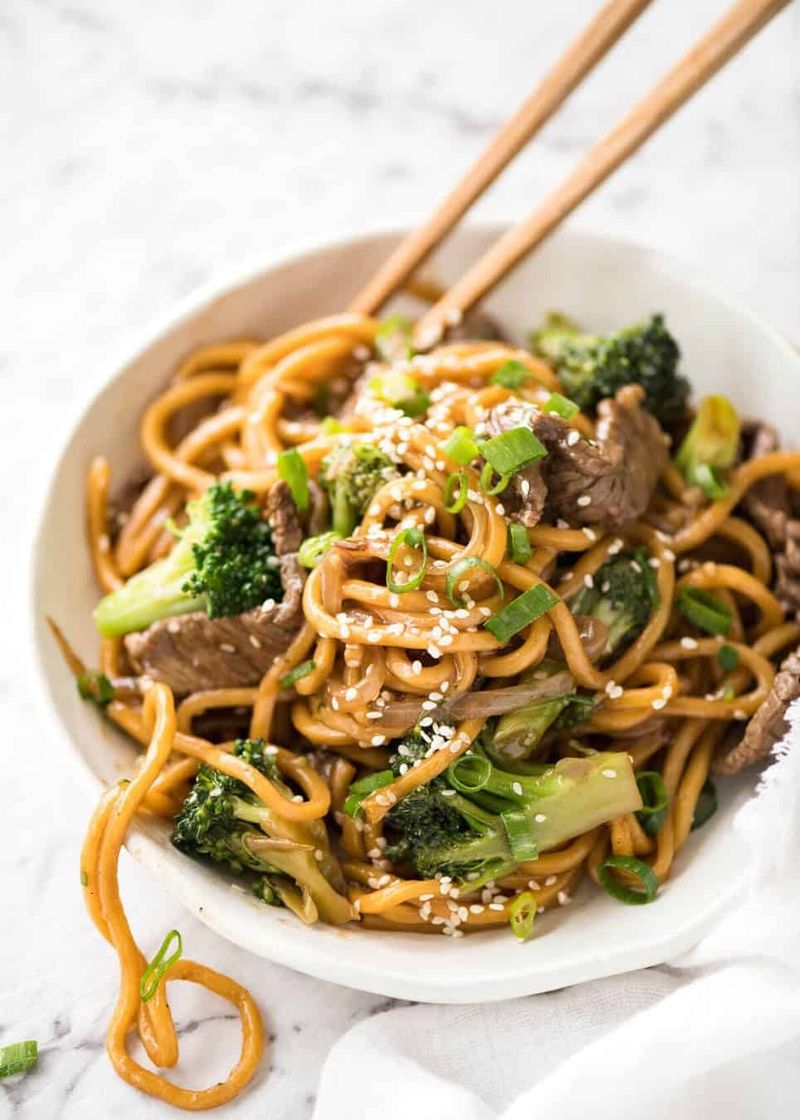 Beef and Broccoli Noodles