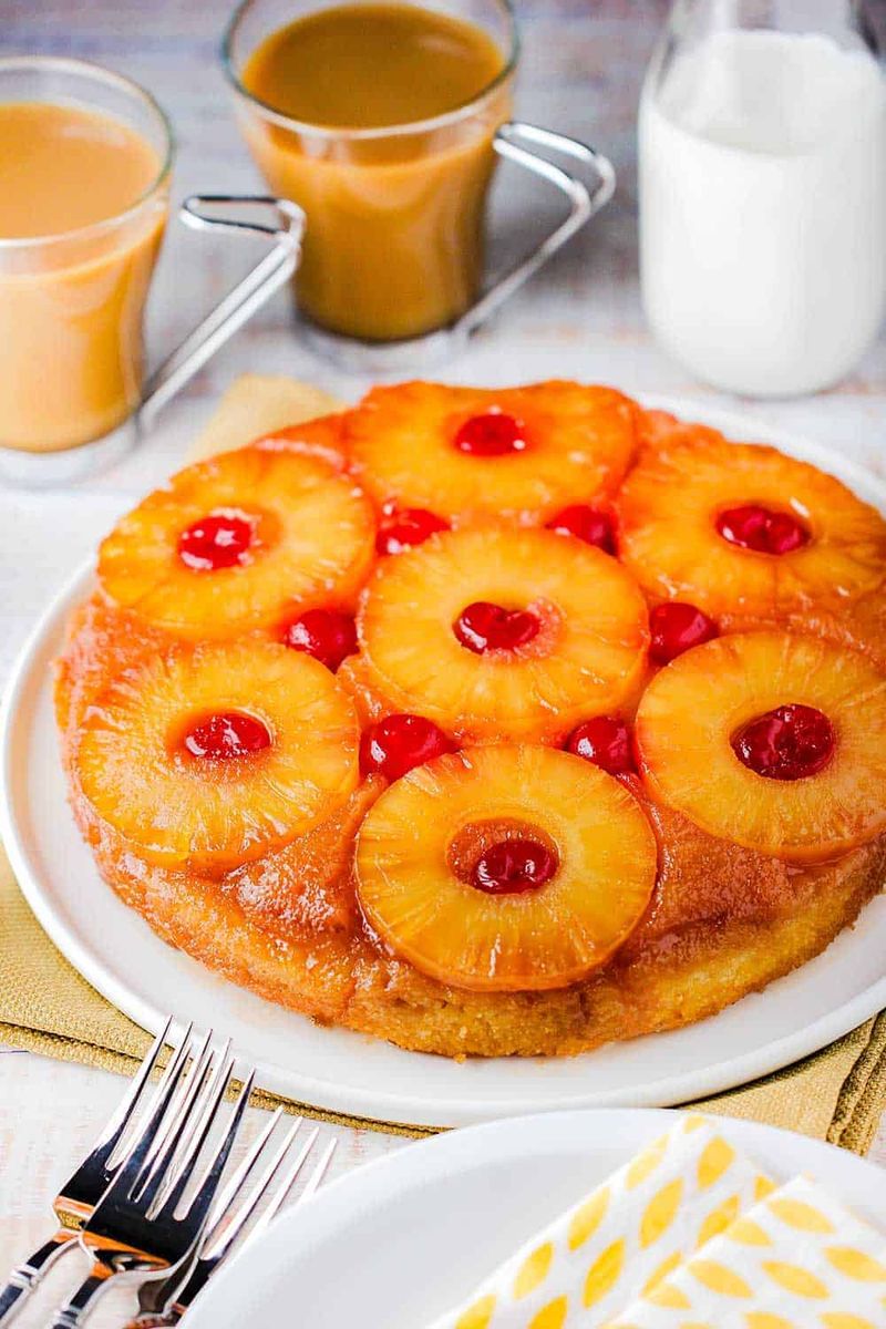 Pineapple Upside-Down Cake Flips Back