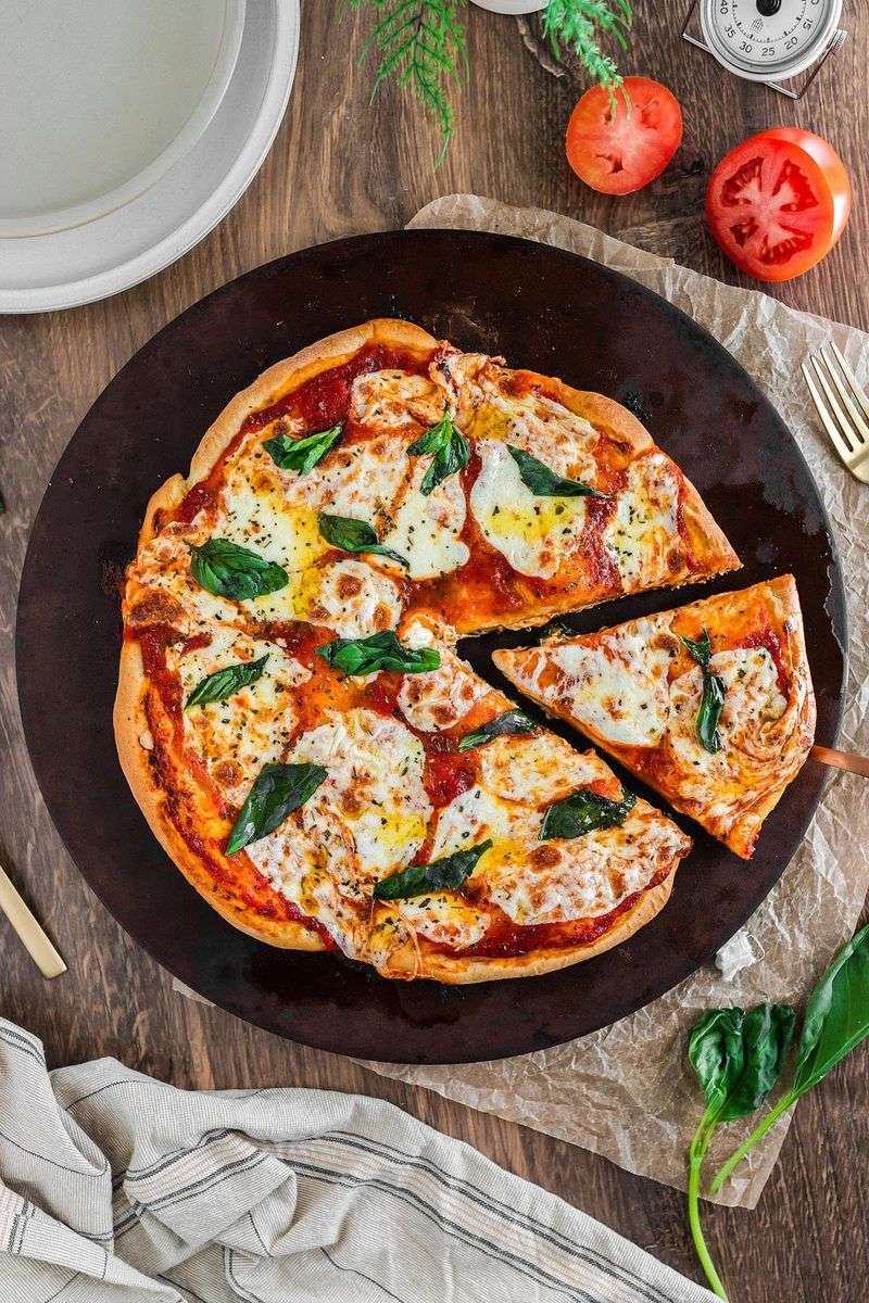 Homemade Margherita Pizza