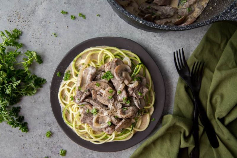 Creamy Mushroom Stroganoff