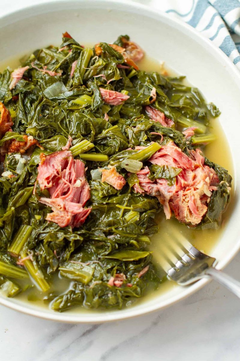 Southern Turnip Greens with Ham