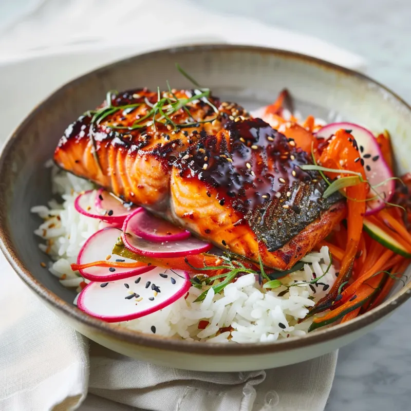 Japanese Rice Breakfast Bowl