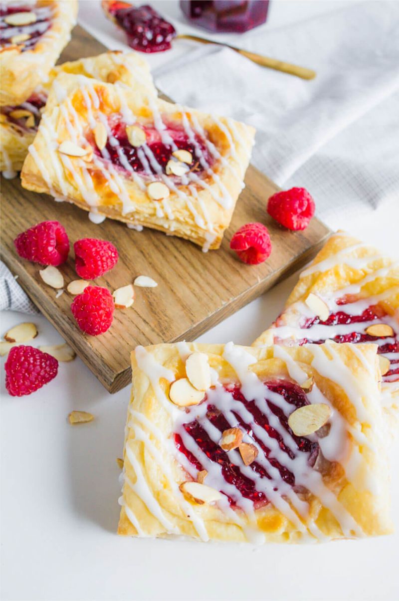 Raspberry Almond Danish