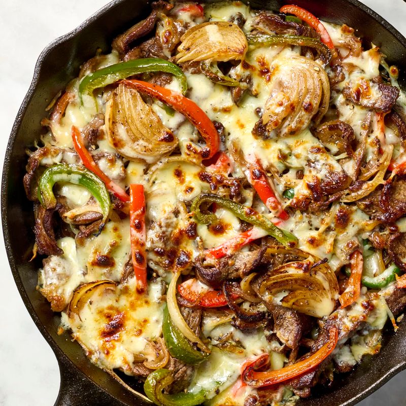 Philly Cheesesteak Skillet