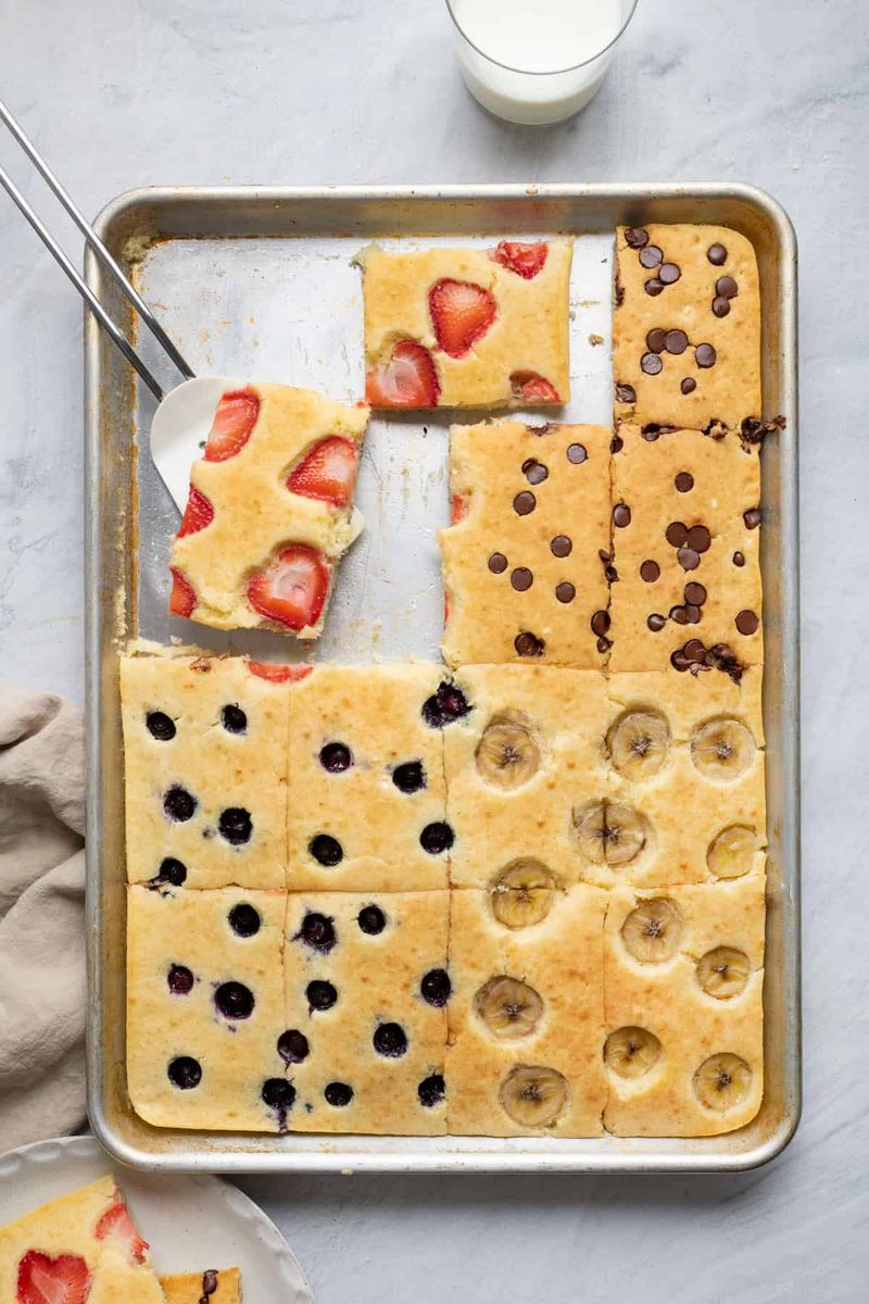 Sheet Pan Pancake Breakfast-for-Dinner