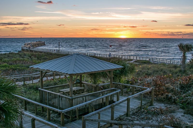 Sebastian Inlet State Park, Florida: Shoreline Beyond the Surf Break