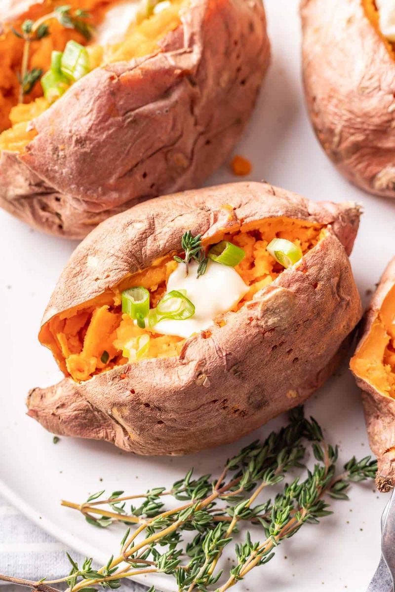 Sweet Potatoes in the Microwave