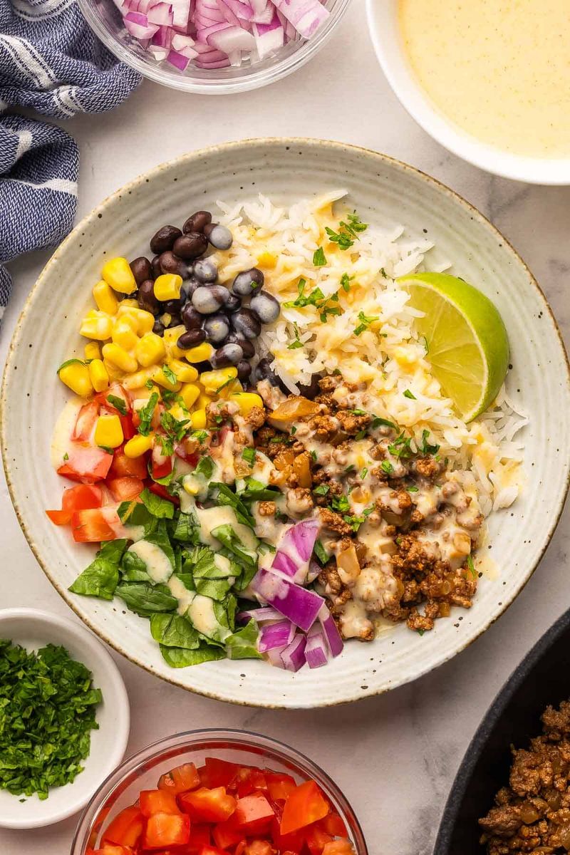 Burrito Bowls From Scraps